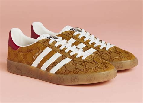 adidas x gucci gazelle brown|adidas gucci 2024.